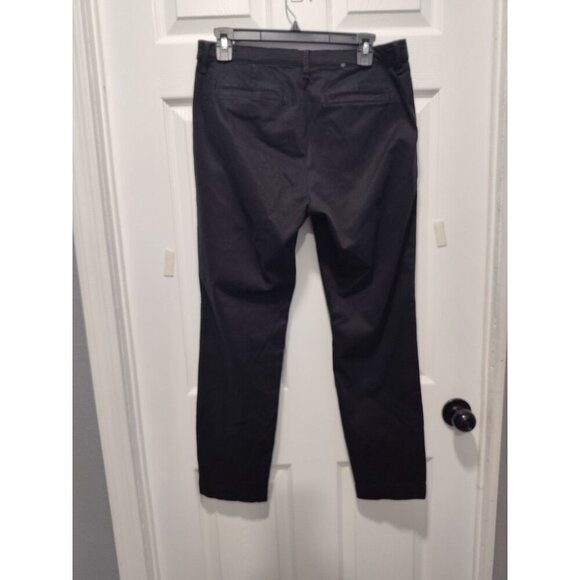 NAUTICA SIZE 6/28 Ankle-Length Tencel STRETCH Black Cropped Jeans-Pants - Picture 2 of 11